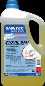 Stovil Bar Detergente igienizzante con Brillantante per lavabicchieri